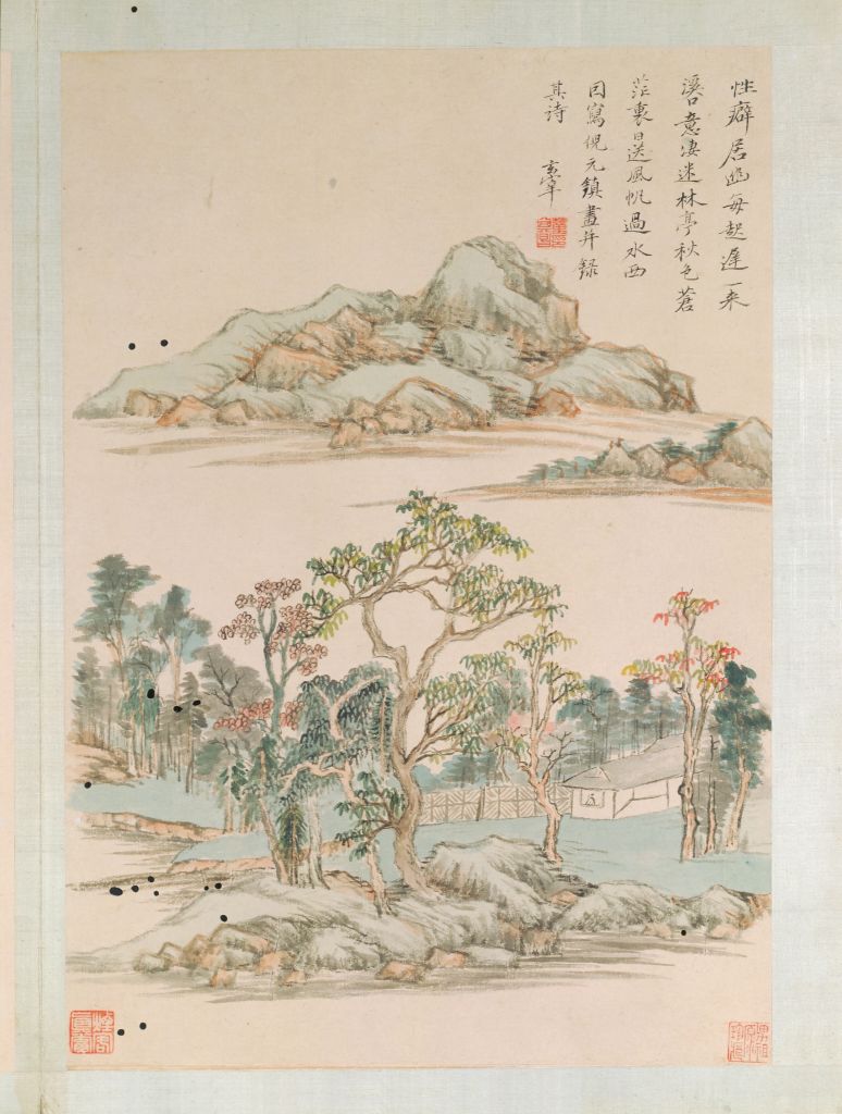 图片[3]-Dong Qichang’s Antique Landscape Album-China Archive